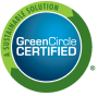Green circle certified logo
